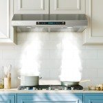 HisoHu 36 Inch Under Cabinet Range Hood with 900-CFM, 4 Speed Gesture Sensing&Touch Control Panel, Stainless Steel Kitchen Vent