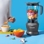 nutribullet Countertop Blender for Shakes, Smoothies, Food Prep, and Frozen Blending, 64 Ounces, 1200 Watt, Dark Gray NBF50400