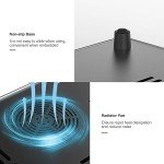 GIHETKUT Electric Cooktop, 2200W 110V Electric burner, Electric Stove Top with 2 Handle, 2 Burner Electric Cooktop with 9 Power Settings,Knob Control Child Safety Lock & Timer.