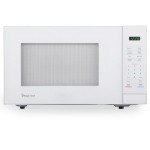 Magic Chef Compact Countertop Microwave Oven, 1,000 Watts, White, 1.1 Cu. Ft. - Digital Kitchen Appliance with One-Touch Cooking, Child Lock, Timer, Reheat, Defrost, and 10 Power Levels