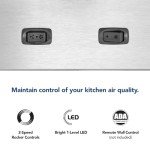 Broan-NuTone BBN1303SS Custom Built Insert with 2-Speed Exhaust Fan and Light, 300 Max Blower CFM, Stainless Steel, 30-Inch Range Hood Power Pack