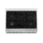 ZLINE 36 in. Legacy Gas Rangetop with 6 Burners and Porcelain Cooktop in Stainless Steel (RT36)