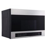 Avanti MOTR13D3S Microwave Oven 1000-Watts Over The Range with Auto Defrost, Pre-Set Cooking Modes, Child Safety Lock, Electronic Control Panel and Glass Turntable, 1.3-Cu.Ft, Black