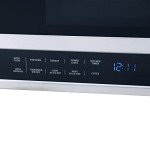 Avanti MOTR13D3S Microwave Oven 1000-Watts Over The Range with Auto Defrost, Pre-Set Cooking Modes, Child Safety Lock, Electronic Control Panel and Glass Turntable, 1.3-Cu.Ft, Black
