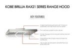 KOBE Range Hoods RAX2130SQB-1 30 Inch Under Cabinet Range Hood, 30-Inch, Stainless Steel