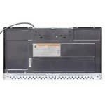 DUURA Elite DE161OTRSSS Microwave Oven Built-in 1000-Watts with 10 Power Levels Pre Settings and Express, Sensor and Speed Cooking and Silent Mode with Glass Turntable, 1.6 cu.ft, Metallic