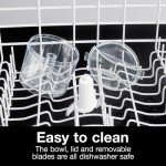 Proctor Silex Durable Electric Vegetable Chopper & Mini Food Processor for Chopping, Puree & Emulsify, 1.5 Cup, White