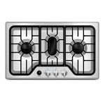 Furrion 7500BTU RV Chef Collection Gas Cooktop with 3x Gas Burners; Pulse Ignition and Cast Iron Grate (Stainless Steel) - FGH4ZSA-SS