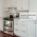 CIARRA Ductless Range Hood 30 inch Under Cabinet Hood Vent for Kitchen Ducted and Ductless Convertible CAS75918A