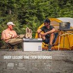 BougeRV 12 Volt Refrigerator With Cover 12V Car Fridge 30 Quart Portable Freezer Compressor Cooler Compressor Freezer, 12/24V DC 110~240V AC, -8℉~50℉ for Truck RV SUV