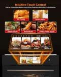 Takywep Single Wall Oven 24", Built-in Electric Ovens with Steam&Grill&Air Frying Mode, 3000W, 240V, 2.5Cu.ft Convection Built-in Oven, Stainless Steel, TFT Screen