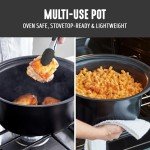 GreenLife 6QT Slow Cooker, Non-Toxic PFAS-Free Ceramic Nonstick Removable Interior Bowl, Programmable, Family Friendly, Keep Warm, Stovetop & Oven Safe, Dishwasher Safe Parts, Timer, Glass Lid, Black