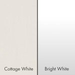 ZLINE 30 in. Wooden Wall Mount Range Hood in Cottage White - Includes Motor