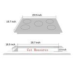30 Inch Gas Cooktop DT57043 Built-in Stainless Steel 5 Burners Gas Stovetop LPG/NG Convertible Dual Fuel Gas Hob