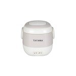 Tayama 1.5 Cup Portable Mini Rice Cooker, White (TMRC-03R)