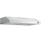 GE 30" Energy Star Certified Under The Cabinet Hood with Convertible Duct, Vertical and rear exhaust with, 2 Speed Exhaust Fan, Reusable Filter and LED Lights in Stainless Steel