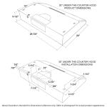 GE 30" Energy Star Certified Under The Cabinet Hood with Convertible Duct, Vertical and rear exhaust with, 2 Speed Exhaust Fan, Reusable Filter and LED Lights in Stainless Steel