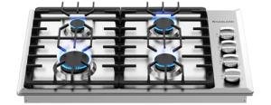 GASLAND 30 Inch Gas Cooktop with 4 Burners PRO GH2304SS,NG/LPG Convertible Natural Gas Propane Cooktops, Auto Ignition, Thermocouple Protection