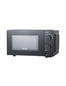 Commercial CHEF CHM660B Foot 6 Power Levels, Small Grip Handle, 600W Countertop with 30 Minute Timer and Mechanical Dial Controls, Black Microwaves, 0.6 Cubic Feet