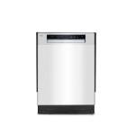 BLACK+DECKER 24" Built-In Dishwasher, 12-Place Setting Capacity with Stainless Steel Tub, Dish Washer with 5 Wash Programs and Smart Wash Cycle, ENERGY STAR Certified, BDW100MS, Stainless Steel