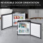 Whynter CUF-112SS Mini, Energy Star Rated Small Upright Freezer with Lock, Stainless Steel -1.1 Cubic Feet