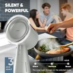 BREETEE Portable Range Hood Kitchen - Powerful 3-Speed Suction Desktop Compact Range Hood with 2 Double Filter - Original Low Noise Kitchen Exhaust Fan with 2 Carbon Filters Large Oil Collection Cup