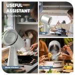 BREETEE Portable Range Hood Kitchen - Powerful 3-Speed Suction Desktop Compact Range Hood with 2 Double Filter - Original Low Noise Kitchen Exhaust Fan with 2 Carbon Filters Large Oil Collection Cup