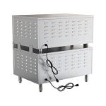 Krollen Industrial KPO-2S Double Deck Countertop Pizza/Bakery Oven with Two Independent Chambers; (2) 1700W, 120V