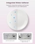 HAVA Countertop Dishwasher with Water Softener and Enhanced Energy Efficiency, Portable Dishwasher with 8 Wash Programs, Child Lock & Delayed Start Function, No Installation Needed - Misty Lilac