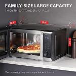 TOSHIBA Countertop Microwave Oven Air Fryer Combo, Inverter, Convection, Broil, Speedy Combi, Even Defrost, Humidity Sensor, Mute Function, 27 Auto Menus, 1.0 cu.ft, 1000W, Stainless Steel