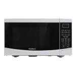 West Bend WBMW92W Microwave Oven 900-Watts Compact with 6 Pre Cooking Settings, Speed Defrost, Electronic Control Panel and Glass Turntable, 0.9-Cu.Ft, White