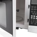 West Bend WBMW92W Microwave Oven 900-Watts Compact with 6 Pre Cooking Settings, Speed Defrost, Electronic Control Panel and Glass Turntable, 0.9-Cu.Ft, White