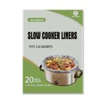 Slow Cooker Liners 20pcs, Large 13“ x 21” Disposable Cooking Bags for 3QT to 8QT Slow Cookers, Cooking Tray for Oval and Round Pots (20)