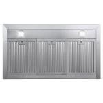 COSMO COS-63190S 36 in. Vista Collection 380 CFM Ducted Wall Mount Range Hood, Touch Controls, LED Lights, Stainless Steel
