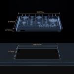 Empava Gas Cooktop 30 Inch, 5 SABAF Sealed Burners Made in Italy, Stove Top Bulit-in Ion Flame Ignition, NG/LPG Convertible CSA Approved, Stainless Steel, Ideal for Kitchens,Apartments