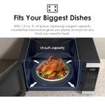 SAMSUNG 1.9 cu. ft. Countertop Microwave with Sensor Cooking, Stainless Steel, MS19DG8500SRAA