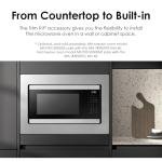 SAMSUNG 1.9 cu. ft. Countertop Microwave with Sensor Cooking, Stainless Steel, MS19DG8500SRAA