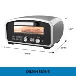 Kenmore indoor/outdoor pizza oven - countertop pellet electric portable ovens, horno para outside restaurant camping to grill solo 13 inch pizzazz