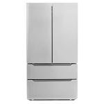 COSMO FDR225RHSS 36 in 22.5 cu. ft. 4-Door French Door Refrigerator with Recessed Handle in Stainless Steel, Counter Depth