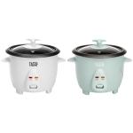 Tasty Mini Rice Cooker with Removable Nonstick Bowl and Auto Keep Warm Function, Great For Soups, Stews, Grains and Oats, 6 Cups Cooked (3 Cups Uncooked), 1.5-Quart, Aqua
