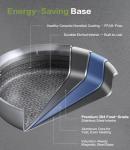 Stainless Steel Ceramic Cookware Set 6Pcs Pots and Pans Set Non Stick Steam-Return Lids 5 Ply Induction Non-Toxic Oven Safe Professional Kitchen Cooking Heavy Chef Quality | PFOA,PTFE & PFOS Free