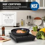 Nuwave Portable Induction Cooktop, NSF-Certified Single Electric Burner, 94 Precise Temp Range, Large 8” Heating Coil, Perfect for Professional & Commercial Settings, Shatter-Proof Glass Surface