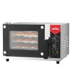 CROSSON 23L Quarter-Size Convection Oven,3-Tier Commercial Toaster oven w/Front Glass Door,3 set of Wire Racks,120 Minutes Timer and Interior Light, 120V/1600W Countertop Conventional Oven