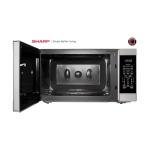 SHARP Countertop Microwave Oven with Removable 16.5" Carousel Turntable, 1200 Watt, 2.2 Cubic Feet, Stainless Steel