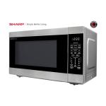 SHARP Countertop Microwave Oven with Removable 16.5" Carousel Turntable, 1200 Watt, 2.2 Cubic Feet, Stainless Steel