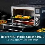 Calphalon Quartz Heat Countertop Toaster Oven, Stainless Steel, Extra-Large Capacity, Black, Dark Gray
