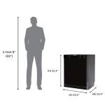 Equator 24 in Dishwasher 14 place+Wine Rack 3.4g QUIET 51 dB 110V E-Star ADA in Black