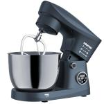 Gourmia 5 Quart Digital Electric Stand Mixer with Attachments, Bowl Shield, Dough Hook, Whisk and Beater - LED Display Timer - 10 Speed Kitchen Countertop Dough Maker Machine for Bread, Cake, Cookies