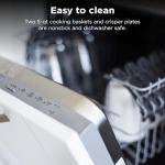 Ninja Foodi 10QT 6-in-1 DualZone Smart XL Air Fryer, 2 Independent 5QT Baskets, Smart Cook Thermometer, Match Cook, Smart Finish, Air Fry, Roast, Bake, Dehydrate, Reheat, Grey, DZ550