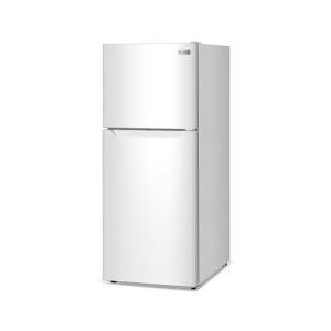 BLACK+DECKER 12.1 Cu. Ft. Top Mount Refrigerator with Freezer, 2 Door Refrigerator with Top Freezer and Adjustable Temperature Control, For Homes and Apartments, ENERGY STAR, BR1210HW, White